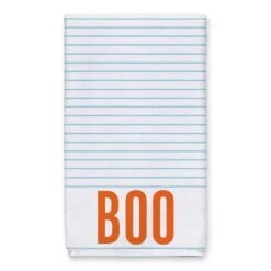 Striped BOO Tea Towel Set 8 Striped BOO Tea Towel Set -Halloween Decor Shop D443116S 2