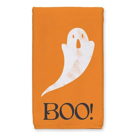 Orange BOO Ghost Tea Towel Set 3 Orange BOO Ghost Tea Towel Set - Image 3
