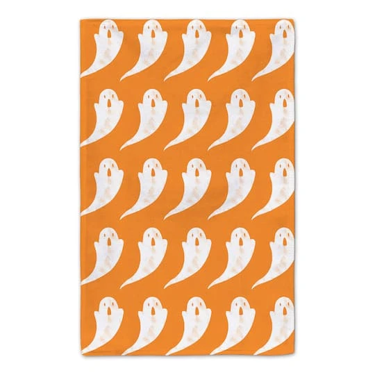 Orange BOO Ghost Tea Towel Set 6 Orange BOO Ghost Tea Towel Set - Image 6