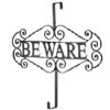 16" Halloween Beware Wreath Hanger -Halloween Decor Shop D445264S 1
