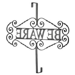 16" Halloween Beware Wreath Hanger -Halloween Decor Shop D445264S 15