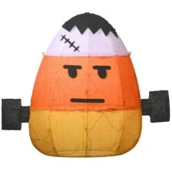 24" Pre-Lit Candy Corn Frankenstein -Halloween Decor Shop D445267S 14