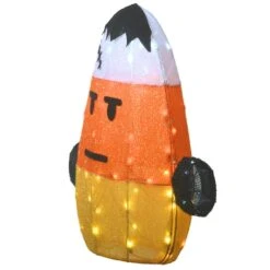 24" Pre-Lit Candy Corn Frankenstein -Halloween Decor Shop D445267S 16