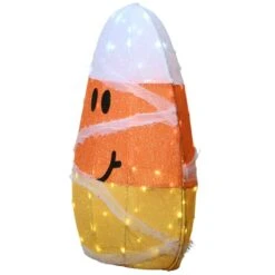 28" Pre-Lit Candy Corn Mummy -Halloween Decor Shop D445270S 15