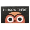 Owl Head Halloween Doormat
