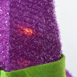 23" Multicolor LED Witch Hat Halloween Garden Stakes -Halloween Decor Shop D445303S 3