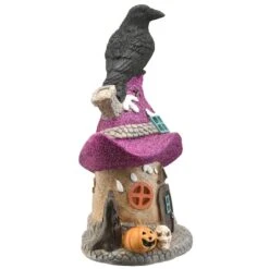 10" Purple LED Hat Haunted House -Halloween Decor Shop D445318S 16