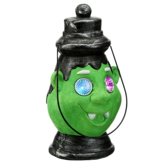 12" LED Green Ghoul Lantern 5 12" LED Green Ghoul Lantern - Image 5