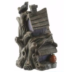 6" LED Purple Haunted House 19 6" LED Purple Haunted House -Halloween Decor Shop D445329S 19