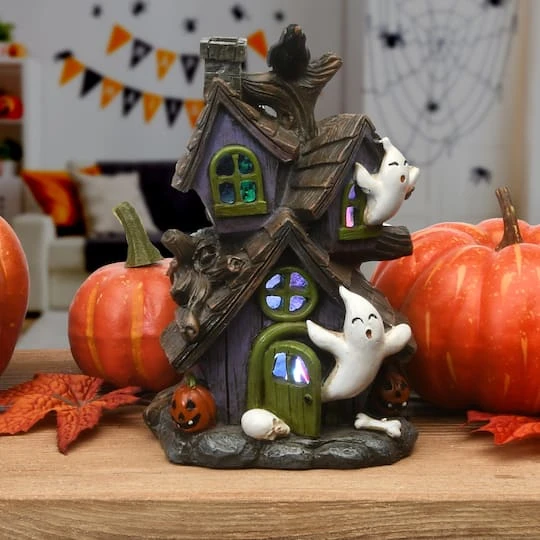 6" LED Purple Haunted House 3 6" LED Purple Haunted House - Image 3