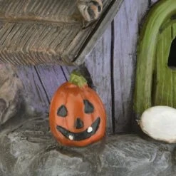 6" LED Purple Haunted House 13 6" LED Purple Haunted House -Halloween Decor Shop D445329S 3