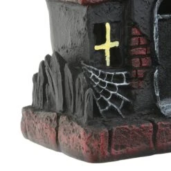 7" Black Cats Haunted House With LED Light -Halloween Decor Shop D445336S 14