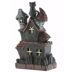 7" Black Cats Haunted House With LED Light -Halloween Decor Shop D445336S 17