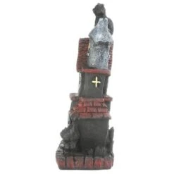7" Black Cats Haunted House With LED Light -Halloween Decor Shop D445336S 19