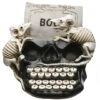 8" Skull Typewriter With Rats 10 8" Skull Typewriter With Rats -Halloween Decor Shop D445344S 1