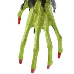 18" Green Zombie Hand Wreath Hanger -Halloween Decor Shop D445369S 3