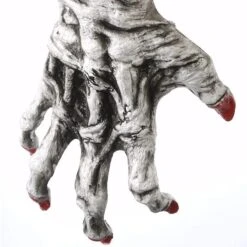 18" White Zombie Hand Wreath Hanger -Halloween Decor Shop D445372S 3