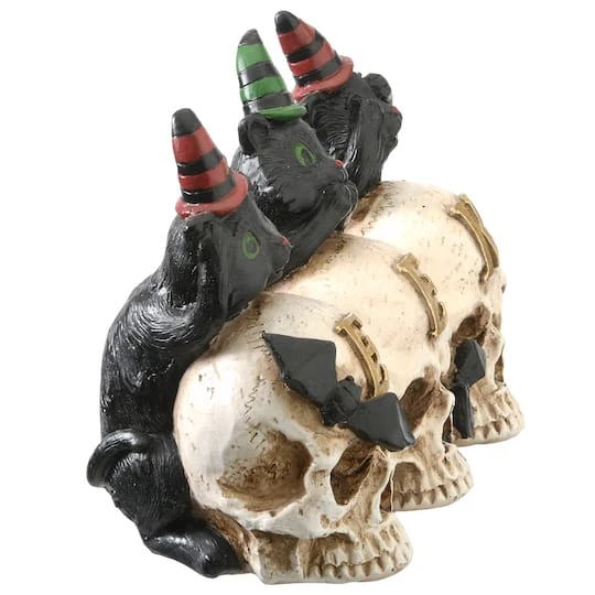 5" EEK Skulls With Black Cats 8 5" EEK Skulls With Black Cats - Image 8