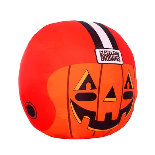 Sporticulture 4ft. Inflatable NFL Team Pride Jack-O' Helmet Cleveland Browns 3 Sporticulture 4ft. Inflatable NFL Team Pride Jack-O' Helmet Cleveland Browns - Image 3