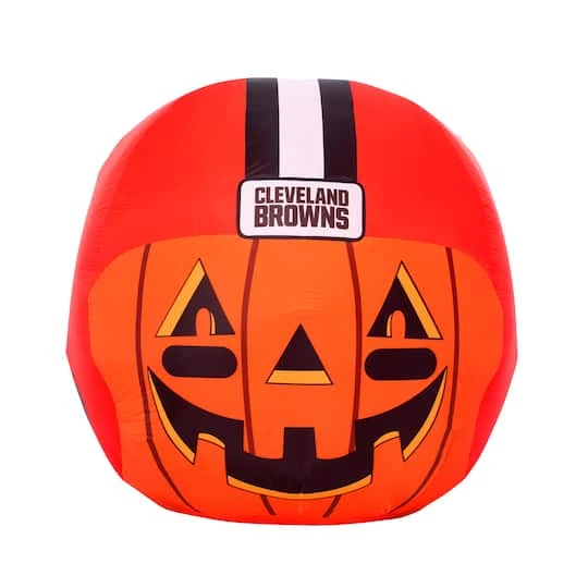 Sporticulture 4ft. Inflatable NFL Team Pride Jack-O' Helmet Cleveland Browns 4 Sporticulture 4ft. Inflatable NFL Team Pride Jack-O' Helmet Cleveland Browns - Image 4