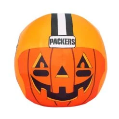 Sporticulture 4ft. Inflatable NFL Team Pride Jack-O' Helmet Green Bay Packers -Halloween Decor Shop D445902S 2