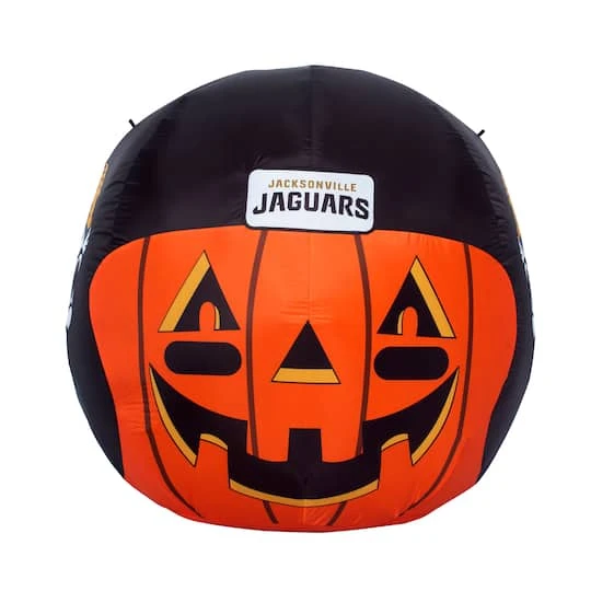 Sporticulture 4ft. Inflatable NFL Team Pride Jack-O' Helmet Jacksonville Jaguars 4 Sporticulture 4ft. Inflatable NFL Team Pride Jack-O' Helmet Jacksonville Jaguars - Image 4