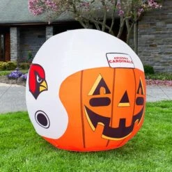 Sporticulture 4ft. Inflatable NFL Team Pride Jack-O' Helmet Arizona Cardinals 11 Sporticulture 4ft. Inflatable NFL Team Pride Jack-O' Helmet Arizona Cardinals -Halloween Decor Shop D445905S 4