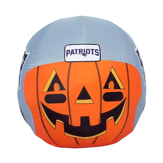 Sporticulture 4ft. Inflatable NFL Team Pride Jack-O' Helmet New England Patriots 4 Sporticulture 4ft. Inflatable NFL Team Pride Jack-O' Helmet New England Patriots - Image 4