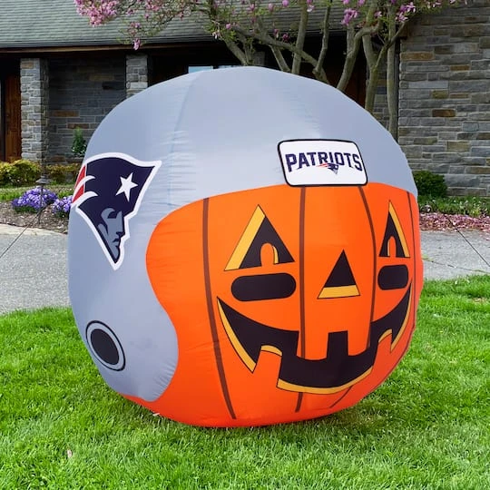 Sporticulture 4ft. Inflatable NFL Team Pride Jack-O' Helmet New England Patriots 6 Sporticulture 4ft. Inflatable NFL Team Pride Jack-O' Helmet New England Patriots - Image 6