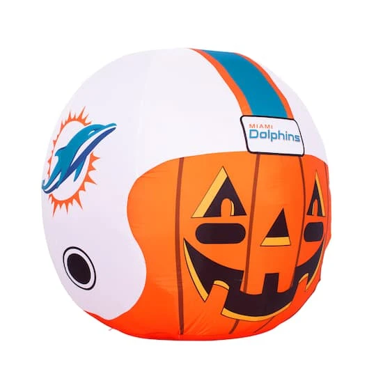 Sporticulture 4ft. Inflatable NFL Team Pride Jack-O' Helmet Miami Dolphins 1 Sporticulture 4ft. Inflatable NFL Team Pride Jack-O' Helmet Miami Dolphins