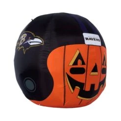 Sporticulture 4ft. Inflatable NFL Team Pride Jack-O' Helmet Baltimore Ravens 7 Sporticulture 4ft. Inflatable NFL Team Pride Jack-O' Helmet Baltimore Ravens -Halloween Decor Shop D445910S 1 1