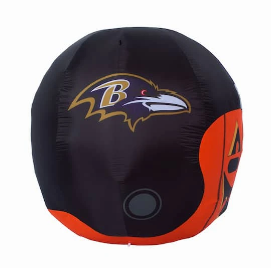 Sporticulture 4ft. Inflatable NFL Team Pride Jack-O' Helmet Baltimore Ravens 5 Sporticulture 4ft. Inflatable NFL Team Pride Jack-O' Helmet Baltimore Ravens - Image 5