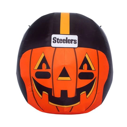 Sporticulture 4ft. Inflatable NFL Team Pride Jack-O' Helmet Pittsburgh Steelers 4 Sporticulture 4ft. Inflatable NFL Team Pride Jack-O' Helmet Pittsburgh Steelers - Image 4