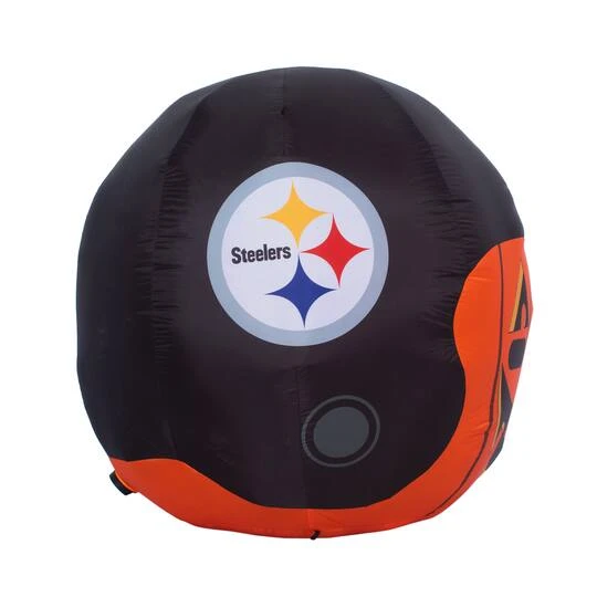 Sporticulture 4ft. Inflatable NFL Team Pride Jack-O' Helmet Pittsburgh Steelers 5 Sporticulture 4ft. Inflatable NFL Team Pride Jack-O' Helmet Pittsburgh Steelers - Image 5