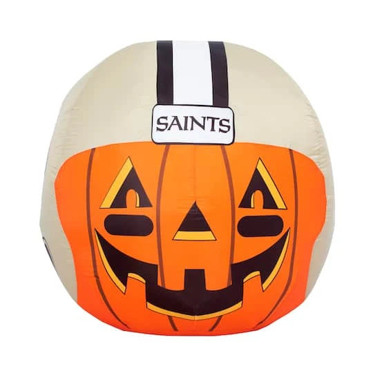 Sporticulture 4ft. Inflatable NFL Team Pride Jack-O' Helmet New Orleans Saints 4 Sporticulture 4ft. Inflatable NFL Team Pride Jack-O' Helmet New Orleans Saints - Image 4