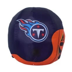 Sporticulture 4ft. Inflatable NFL Team Pride Jack-O' Helmet Tennessee Titans 10 Sporticulture 4ft. Inflatable NFL Team Pride Jack-O' Helmet Tennessee Titans -Halloween Decor Shop D445917S 3