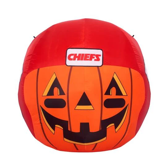 Sporticulture 4ft. Inflatable NFL Team Pride Jack-O' Helmet Kansas City Chiefs 4 Sporticulture 4ft. Inflatable NFL Team Pride Jack-O' Helmet Kansas City Chiefs - Image 4