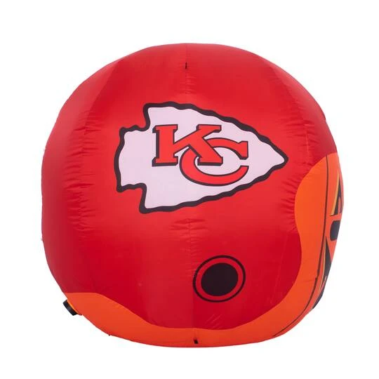 Sporticulture 4ft. Inflatable NFL Team Pride Jack-O' Helmet Kansas City Chiefs 5 Sporticulture 4ft. Inflatable NFL Team Pride Jack-O' Helmet Kansas City Chiefs - Image 5