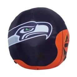 Sporticulture 4ft. Inflatable NFL Team Pride Jack-O' Helmet Seattle Seahawks 10 Sporticulture 4ft. Inflatable NFL Team Pride Jack-O' Helmet Seattle Seahawks -Halloween Decor Shop D445921S 3