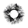 22" Halloween Ghost & Bats Twig Wreath 11 22" Halloween Ghost & Bats Twig Wreath -Halloween Decor Shop D479101S 1