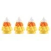 5.5" LED Illuminated Halloween Candy Corn Trees, 4ct. 20 5.5" LED Illuminated Halloween Candy Corn Trees, 4ct. -Halloween Decor Shop D496319S 1