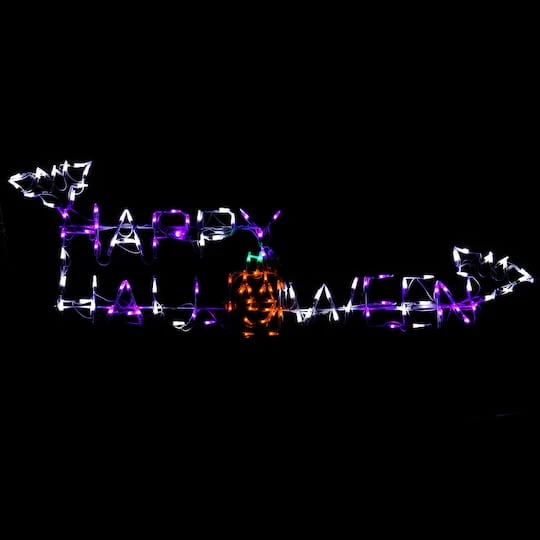 57" Lighted Happy Halloween Sign 6 57" Lighted Happy Halloween Sign - Image 6