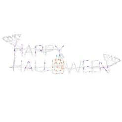 57" Lighted Happy Halloween Sign 14 57" Lighted Happy Halloween Sign -Halloween Decor Shop D508242S 16