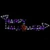 57" Lighted Happy Halloween Sign -Halloween Decor Shop D508242S 2