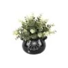 Flora Bunda® Eucalyptus In Spider Web Cauldron -Halloween Decor Shop D511235S 1