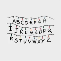 RoomMates Netflix Stranger Things Christmas Lights Peel And Stick Giant Wall Decals W/Alphabet