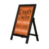 Glitzhome® 24" Halloween Wooden "Candy Shop" Standing Or Hanging Easel Sign 6 Glitzhome® 24" Halloween Wooden "Candy Shop" Standing Or Hanging Easel Sign -Halloween Decor Shop D645633S 1