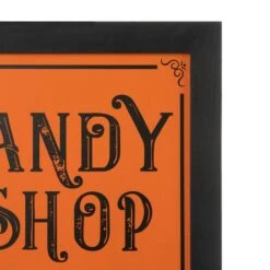 Glitzhome® 24" Halloween Wooden "Candy Shop" Standing Or Hanging Easel Sign 14 Glitzhome® 24" Halloween Wooden "Candy Shop" Standing Or Hanging Easel Sign -Halloween Decor Shop D645633S 5