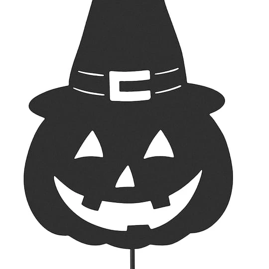 Glitzhome® 36" Halloween Metal Silhouette Yard Stake Or Hanging Décor Set 6 Glitzhome® 36" Halloween Metal Silhouette Yard Stake Or Hanging Décor Set - Image 6