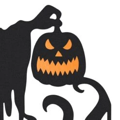 Glitzhome® 34.5" Halloween Metal Silhouette Witches With Cauldron Yard Stake Set 16 Glitzhome® 34.5" Halloween Metal Silhouette Witches With Cauldron Yard Stake Set -Halloween Decor Shop D645638S 7